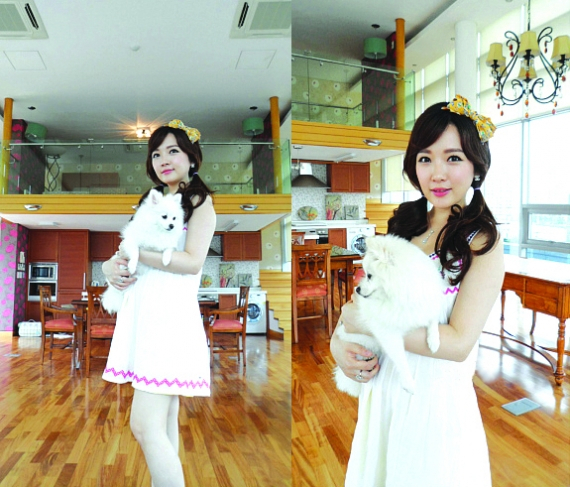 애견과 데이트하는 연예인들, SNS를 통해 사진으로 공개