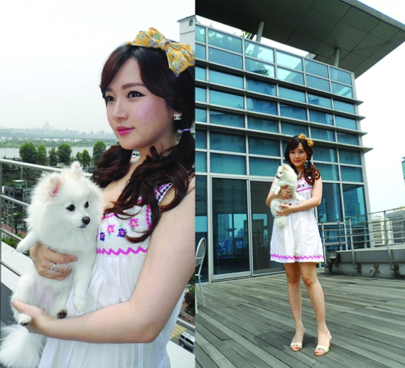 애견과 데이트하는 연예인들, SNS를 통해 사진으로 공개