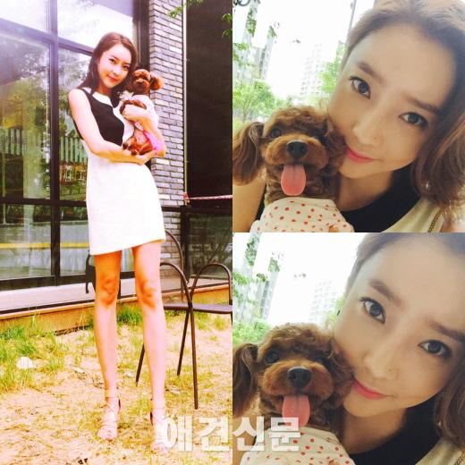 배우 서영, 웹드라마 '고결한 그대'에서 반려견 '말리'와 동반출연