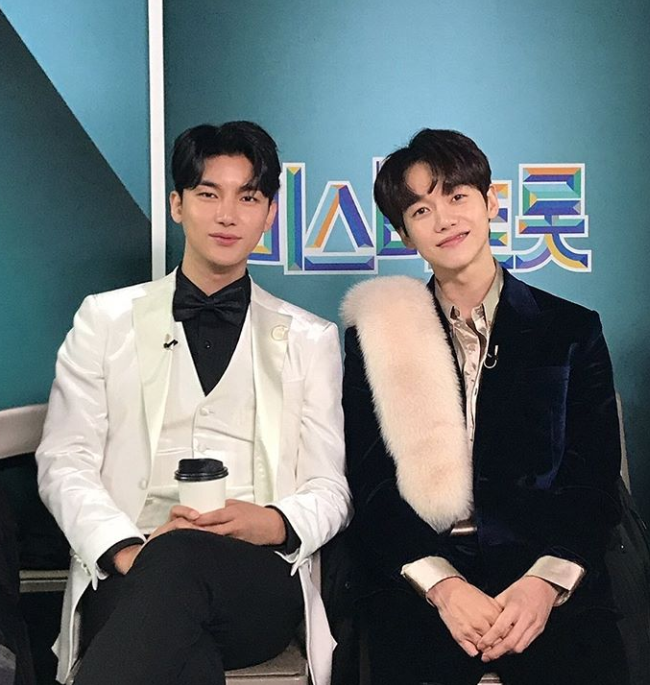 `미스터트롯` 노지훈, 이대원과 샤방한 투샷 아내 이은혜 질투할라