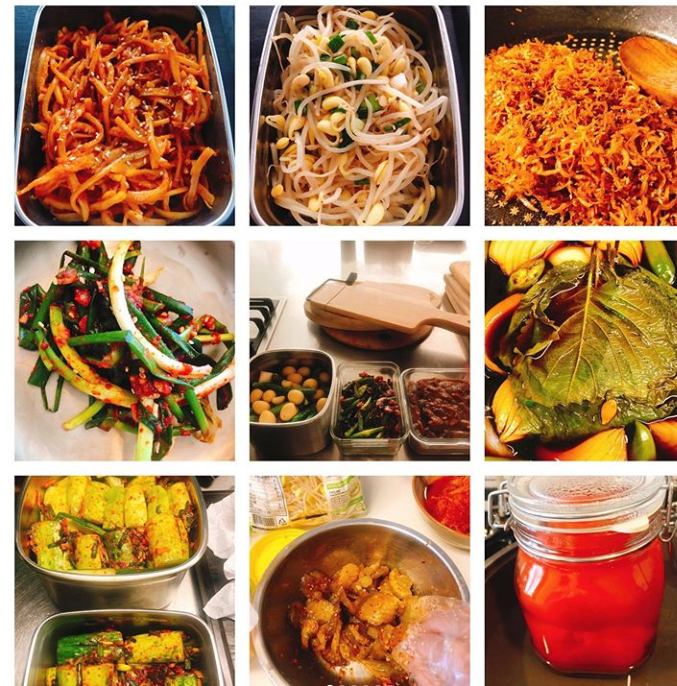 이정현 쉬는 날 남편과 먹을 밑반찬 만들기 수준급 요리실력