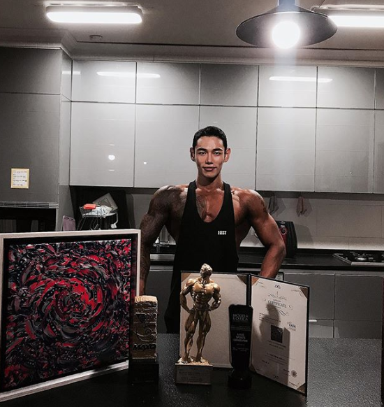 정보석 아들 정우주, 남다른 근육질 몸매 근황 화제 '3관왕 달성'