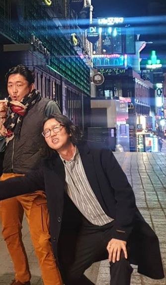 개그맨 김경진-모델 전수민 아이스크림 들고 `찰칵` 이때 처음 만났나