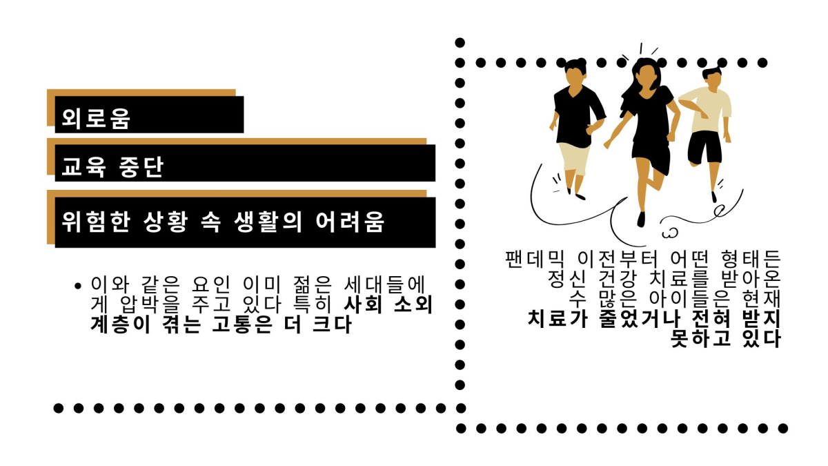 코로나19 장기화로 아동 청소년 정신 건강 우려