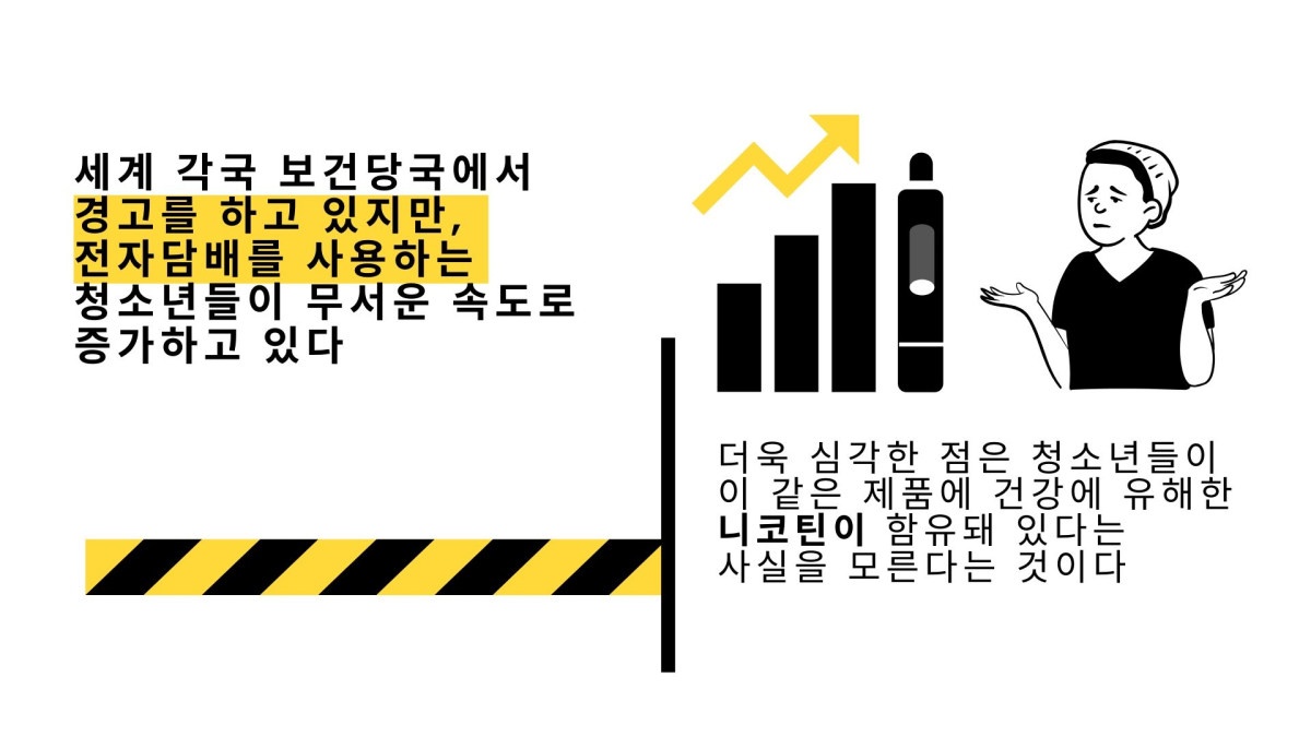 전자담배 사용하는 청소년, 구강 건강 위험
