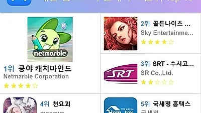 [8월 전체 앱 차트]애플 앱스토어, 플레이스토어 순위