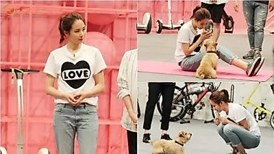 '마이 보디가드' 조윤희, 강아지와 호흡 척척 '꿀 케미'