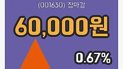 주식마감종근당홀딩스 10일 60,000원 마감그래프통계 및 분석
