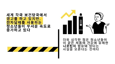 전자담배 사용하는 청소년, 구강 건강 위험