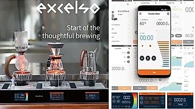 2018 하반기 EXCELSO의 'Smart Brewing Beam-heater', '카페앤베이커리페어'에서 런칭