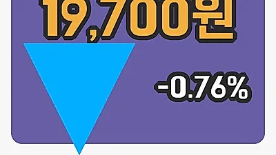 주식마감콜마비앤에이치 16일 19,700원 장종료
