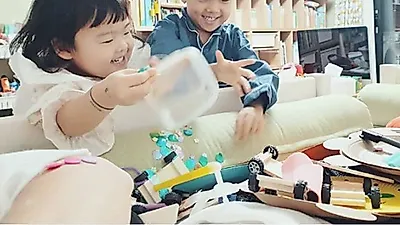 백주부♥소유진 똑닮은 삼남매 외모 화제…'백종원의 골목식당' 밖에선 사랑꾼 면모 과시