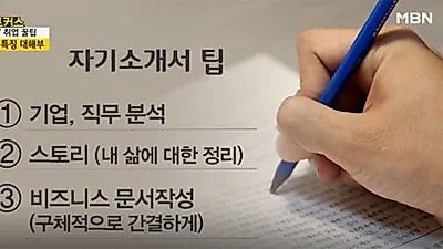 MBN 토요포커스, '자기소개의 꿀팁 전수...나만의 스토리?'