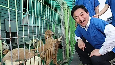 원희룡 제주 도지사, 동물보호센터 방문 "생명은 존중 받아야 한다"