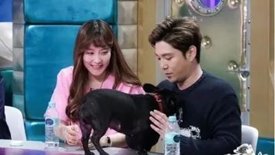 라디오 스타 다나, 강인과 애견을 향한 사랑스런 눈빛 교감