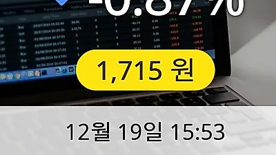 옴니텔 19일 1,715원 마감