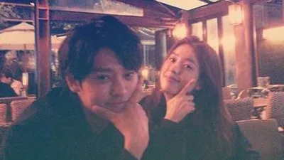 정준영, 한효주와 다정한 사진 속 모습 보니 '선남선녀가 맞네'
