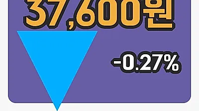 국내주식마감풍산홀딩스 29일 37,600원 마감...