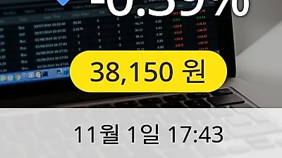 하나금융지주 1일 38,150원