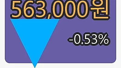 30일 영풍마감가 563,000원, -0.53퍼센트 변동..
