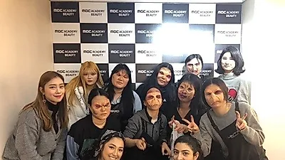 광주미용학원 MBC아카데미뷰티스쿨 광주캠퍼스 SFX특수분장 원데이워크샵 진행