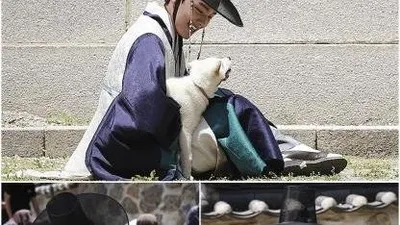 '오렌지 마말레이드' 여진구, 강아지 풍이와 데이트샷 공개
