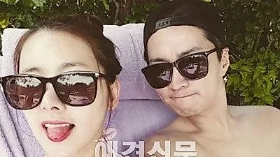 소이현 둘째 임신, 수영장서 시원시원...이들 부부 신혼여행 사진 보니