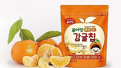 아이간식 전문 브랜드 '퓨어잇', 제주 감귤로 만든 '동결건조 감귤칩' 출시