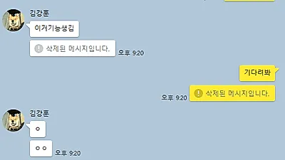 카카오톡 업데이트에 도입된 카톡 삭제기능, 이용자 반응은 '싸늘'
