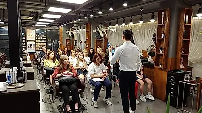 천호미용실 보그헤어 고객들을 위한 직원 강의 시행