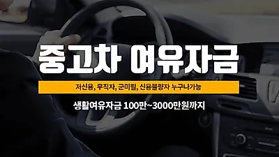 다나와중고차할부, 저신용자 중고차 전액할부 및 중고차 구입 시 주의사항 안내