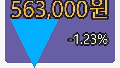 28일 영풍마감가 563,000원 전일비 -1.23퍼센트 변동..