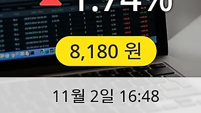 노루페인트 2일 8,180원 마감
