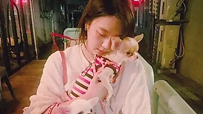 예원, 반려견과 사랑스러운 포옹 "알러뷰 하트콩닥"