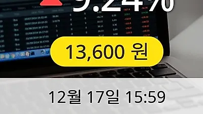 장원테크 17일 13,600원 장종보고