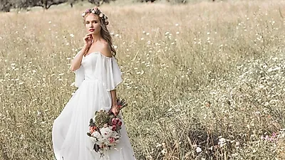 Vestido de novia de confección propia: hazlo con un vestido blanco y póntelo