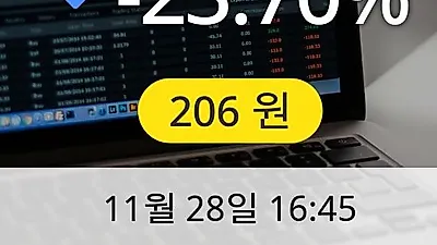 제이스테판 28일 206원 장종료