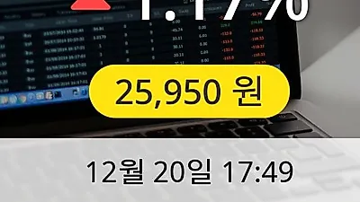 일진다이아 20일 25,950원 장종료