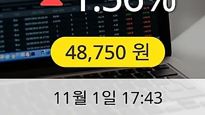 LG하우시스 1일 48,750원 마감