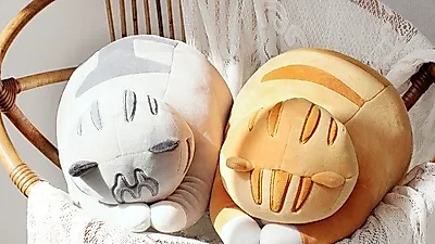 통통한 고양이 캐릭터 '식빵뚱냥', "카카오 메이커스에서 최소 주문량 4000% 판매 달성"…'말랑한 촉감으로 눈길'