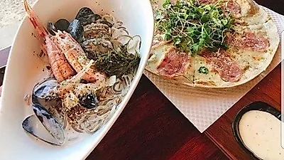 제주도 우도맛집 섬소나이 톳과 모자반, 신선한 해산물 이용한 짬뽕과 피자 판매 중