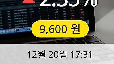 넥센타이어 20일 9,600원 마감보고