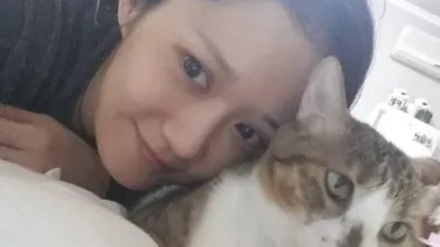 장나라, 반려묘와 나란히 '똘망똘망' 닮은 꼴