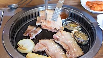 품질 좋은 제주산 고기 사용하는 제주 애월해안도로 맛집 '백번가든'