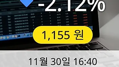 아리온 30일 1,155원 마감