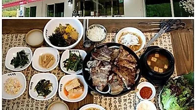 경주 맛집 서민식당, '육즙 가득한 초벌 통삼겹'