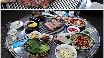 중문 흑돼지 맛집 돈가마을 "고소한 흑돼지구이"