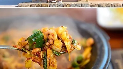 시원한 물놀이와 부담 없는 낙곱새, 경주 보문단지 맛집 낙지마실