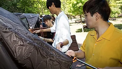 '학교 밖 청소년' 숲 치유캠프 열려