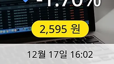 디딤 17일 2,595원 마감보고